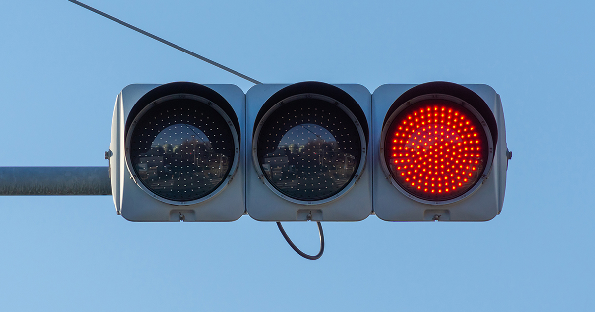 信号無視による交通事故の過失割合